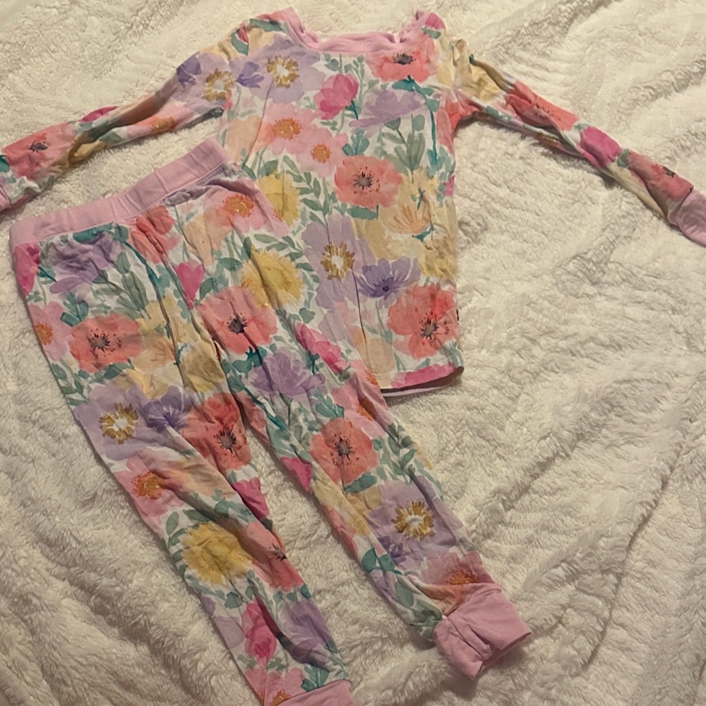 Little Sleepies LN Watercolor meadow Pajama Set